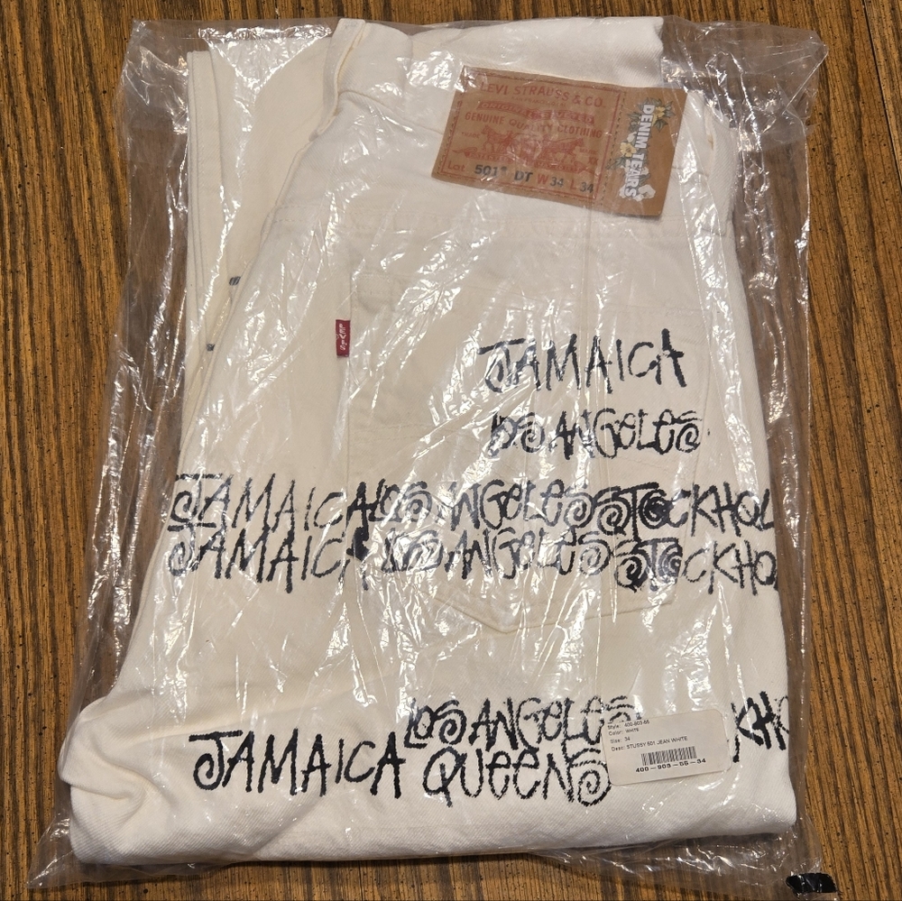 The STUSSY X Denim Tears X‎ Our Legacy TYL 501 Jeans - Picture 6 of 8